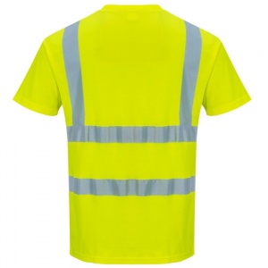 Portwest Breathable High Visibility Yellow T-Shirt ENISO 20471