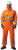 Leo Watertown ISO 20471 Class 3 & RIS-3279-TOM Rail Standards EcoViz® 10KX Waterproof Stretch Coverall Orange