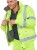 High Vis Contractor PLUS Yellow Fleece Lined Bomber Jacket
