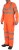 High Visibility Orange Boilersuit/Coverall RIS-3279-TOM - Railway Use Certified & EN ISO20471 Class 3