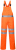High Visibility Orange Poly Cotton Bib & Brace Overall