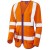 Ladies High Visibility Orange Beaworthy Superior Sleeved Vest EN ISO 20471 Class 2