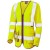 Ladies High Visibility Yellow Beaworthy Superior Sleeved Vest EN ISO 20471 Class 2