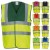 Multi-Coloured High Visibility Waistcoat EN471