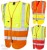 High Visibility Superior Two-Tone Vest (ENISO 20471 Class 2)