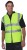 High Visibility Yellow Reversible Bodywarmer