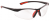 Portwest PW37 - Bold Pro Safety Spectacles - Red