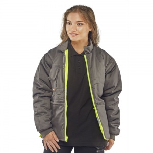 High Visibility Waterproof Yellow 7-in-1 Elsener Jacket