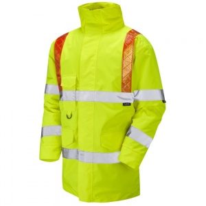 Putford Hi Vis Yellow Anorak with Orange Braces