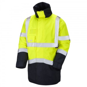 High Visibility Yellow & Navy Blue Leo Marwood Superior Jacket