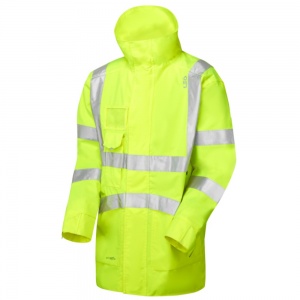 High Visibility Yellow Breathable Leo Clovelly Interactive Jacket