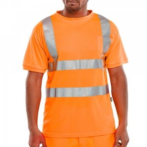 High Visibility Orange T-Shirt ENISO 20471