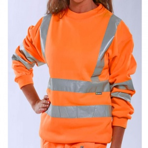 High Visibility Orange Sweatshirt