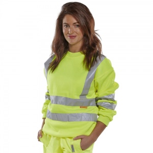 High Visibility Yellow Sweatshirt