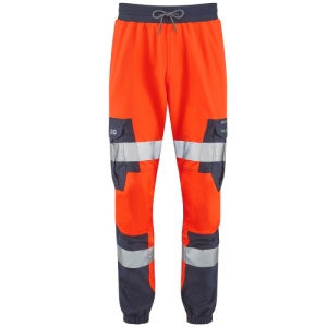 Leo Hawkcombe Orange/Navy Ballistic Joggers