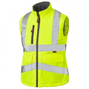 Ladies Sandymere Premium High Visibility Yellow Bodywarmer