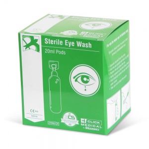 Click Medical Eyewash Pod Refill Pack Of 25
