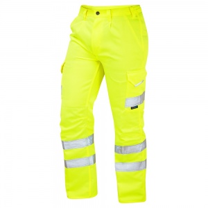 High Visibility Yellow Superior Cargo Trousers ENISO 20471