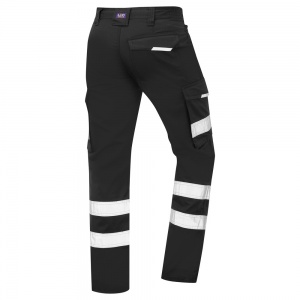 High Visibility Black Or Navy Leo Superior Cargo Trousers CT02