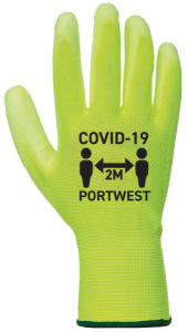Hi Vis COVID-19 Distancing Gloves