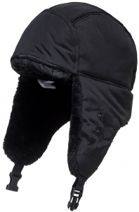 Black Portwest Winter Trapper Thermal Hat