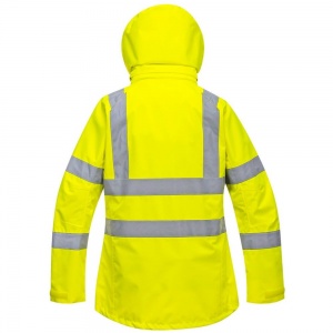 Portwest Womens High Visibility Yellow Breathable Waterproof Jacket