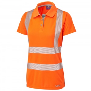 High Visibility Orange Coolviz Ultra Pippacott MK2 Ladies Polo Shirt