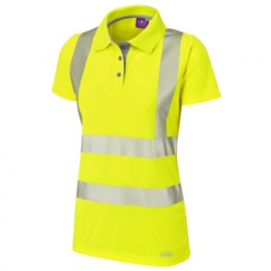 High Visibility Yellow Coolviz Ultra Pippacott MK2 Ladies Polo Shirt
