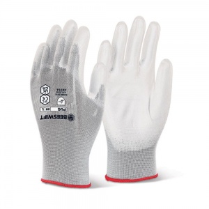 White PU-Coated Glove