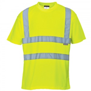 Portwest Breathable High Visibility Yellow T-Shirt ENISO 20471