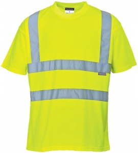 Portwest Breathable High Visibility Yellow T-Shirt ENISO 20471