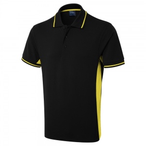 Premium Unisex Two Tone Uneek Polo Shirt In 5 Colours