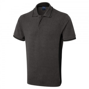 Premium Unisex Two Tone Uneek Polo Shirt In 5 Colours