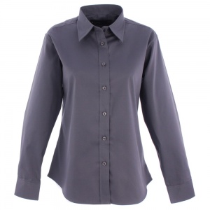 Ladies Oxford Long Sleeve Shirt