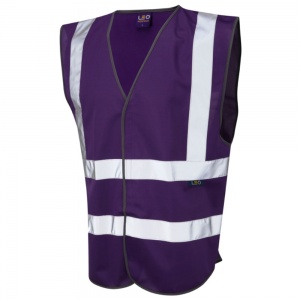 Leo W05 High Visibility Coloured Vest In Thirteen Colours