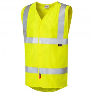 Clifton Limited Flame Spread / Anti-Static Hi Vis Yellow Waistcoat