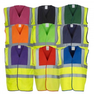 Multi-Coloured High Visibility Waistcoat EN471
