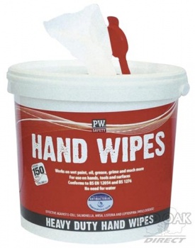 Disposable Hand Wipes (Tub of 150)