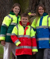 High Visibility Two-Tone Children's Jacket