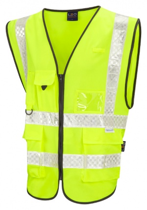 High Visibility Yellow Lynton Superior Plus Waistcoat ENISO 20471