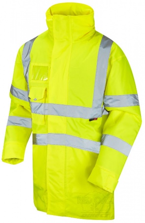 High Visibility Marwood Yellow Superior Waterproof Jacket - ENISO 20471