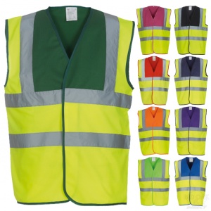 Multi-Coloured High Visibility Waistcoat EN471
