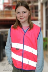 Neon Kidz High Visibility Children's Vest (Pink or Green)
