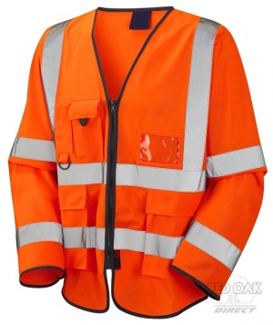 High Visibility Orange Superior Lightweight Jacket To EN ISO20471 Class 3:2 & RIS-3279-TOM