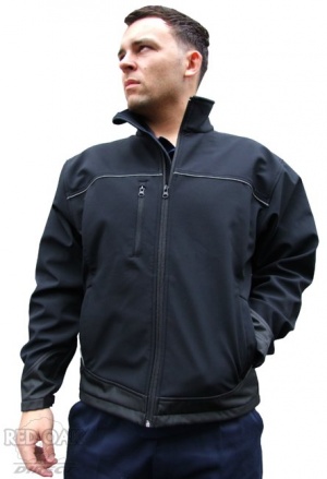 Premium Soft Shell Jacket With Reflective Piping - Free Printing Offer!