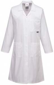 Ladies Lab Coat White