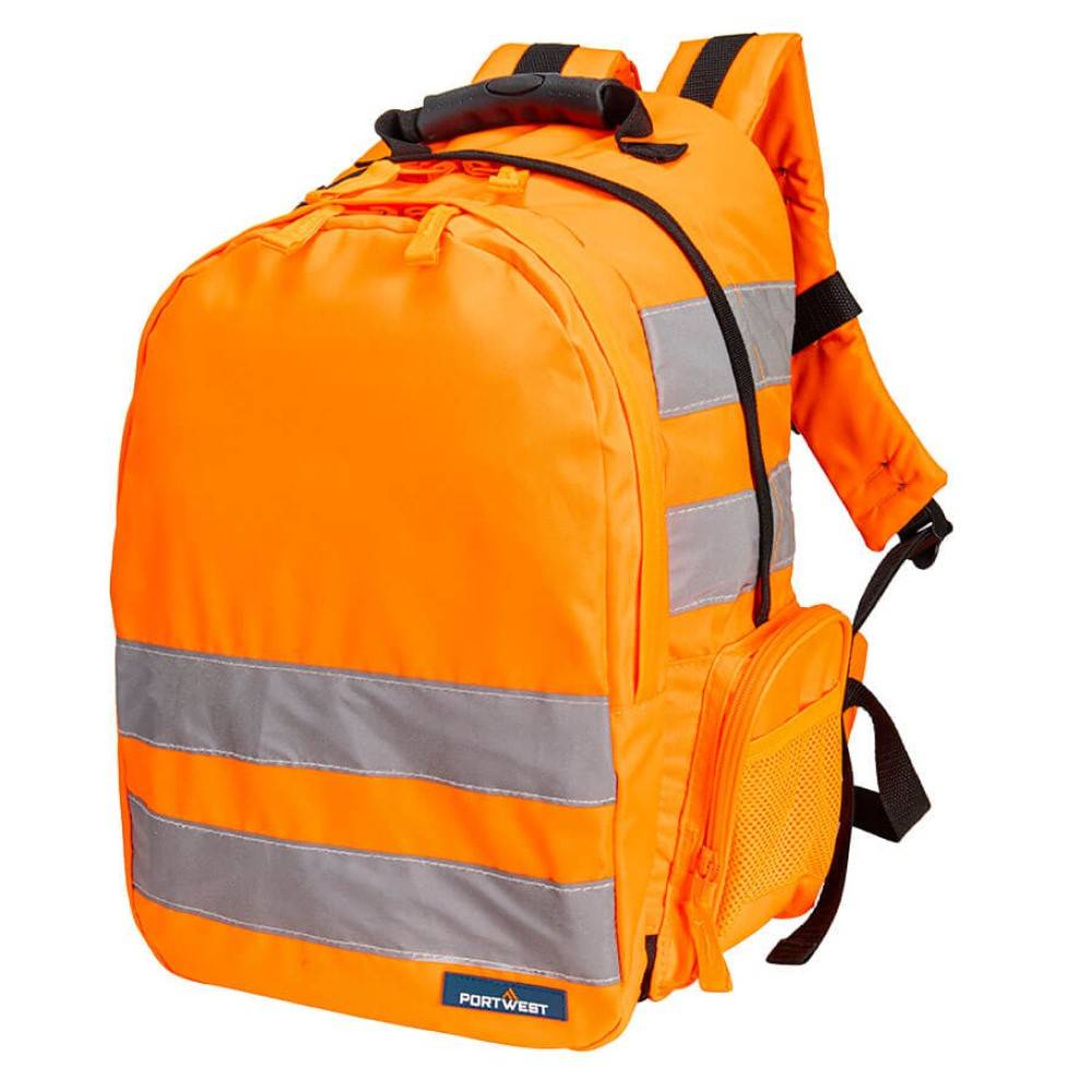 Portwest B905 High Visibility Orange Rucksack