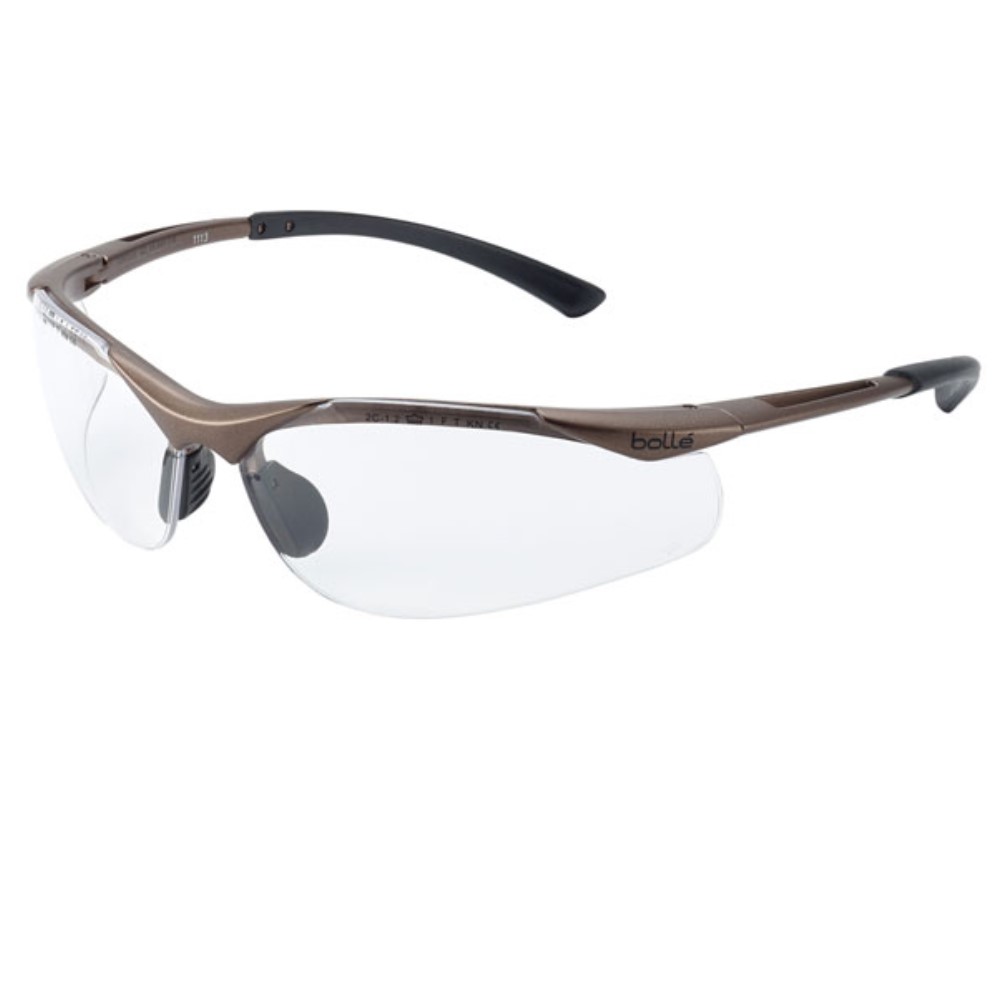 Bolle Contour Platinum Clear Safety Spectacles