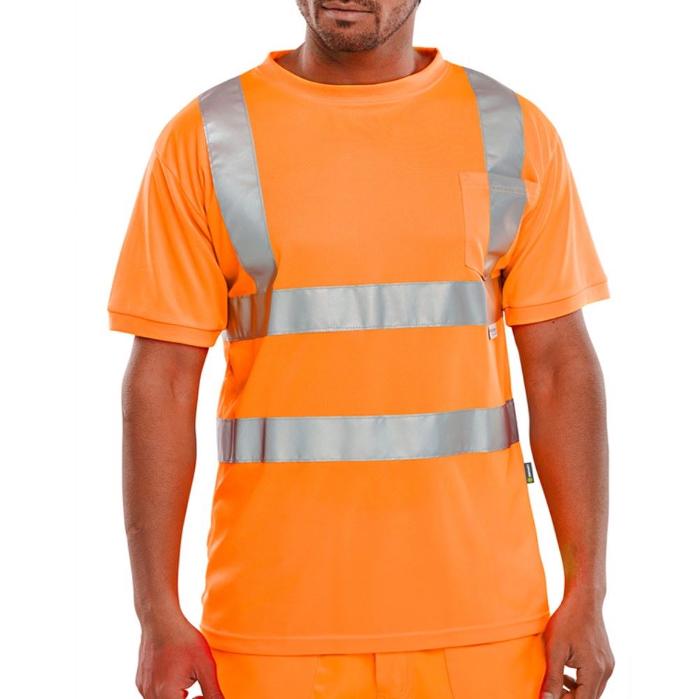 High Visibility Orange T-Shirt ENISO 20471