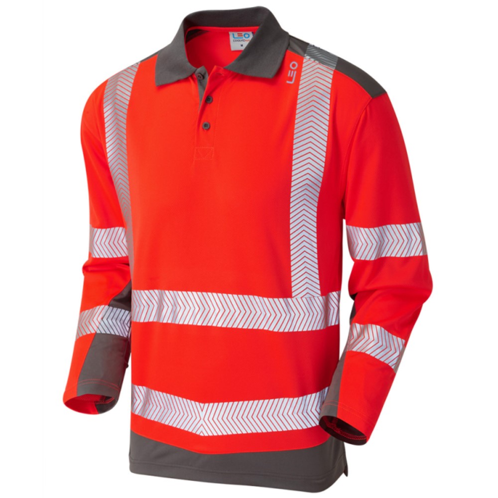Red hi vis shirts on sale